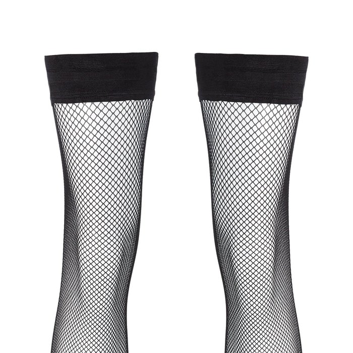 Escora Accessoires Fabiana stockings with silicone, fishnet black S