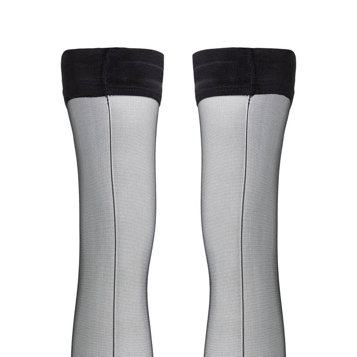 Escora Accessoires Vivien stockings with seam black L
